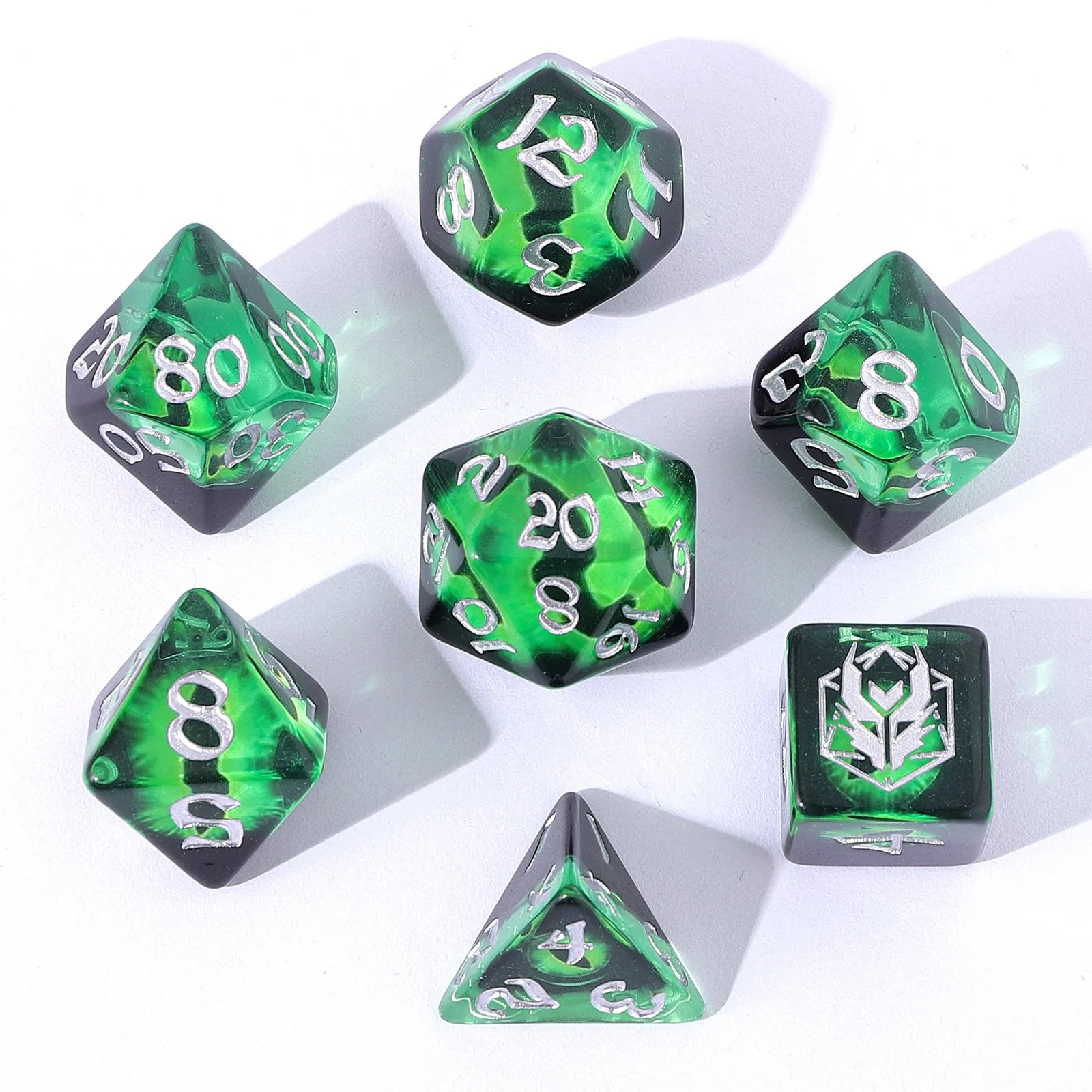Wyrmforged Rollers: Dragon Eye Green | Game Grid - Logan