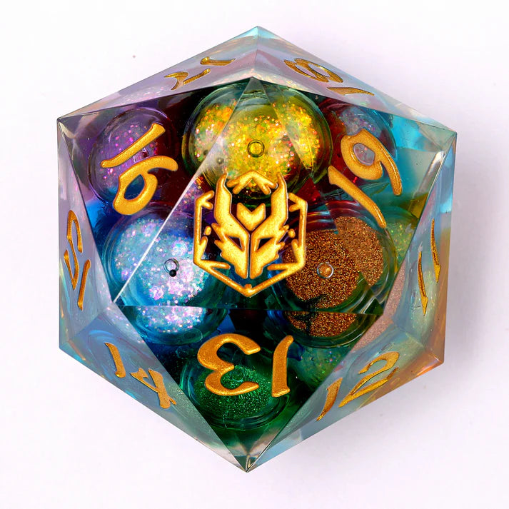 55mm Sharp Edged D20: Chaos Orb | Game Grid - Logan