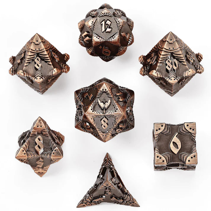Paladin Metal Dice: Ancient Copper | Game Grid - Logan