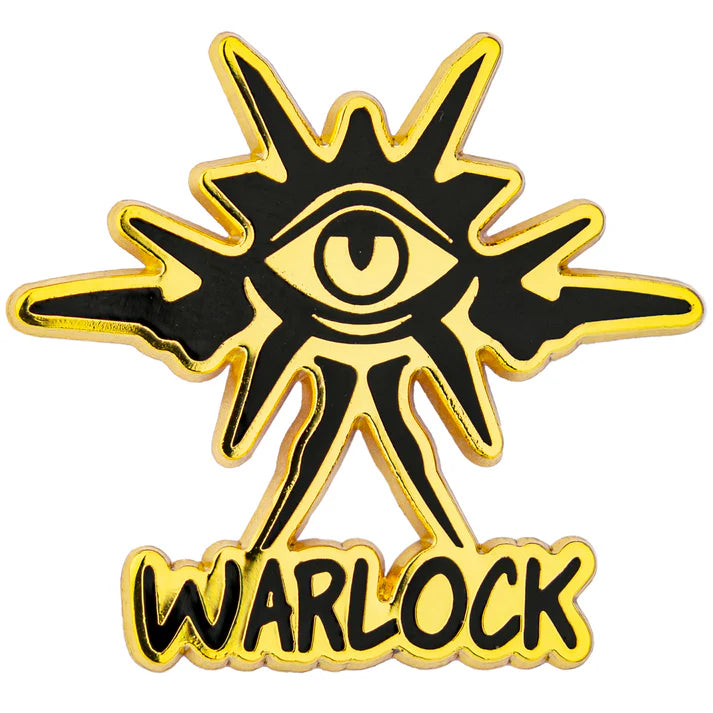 Enamel Fine Art Pin - Warlock | Game Grid - Logan