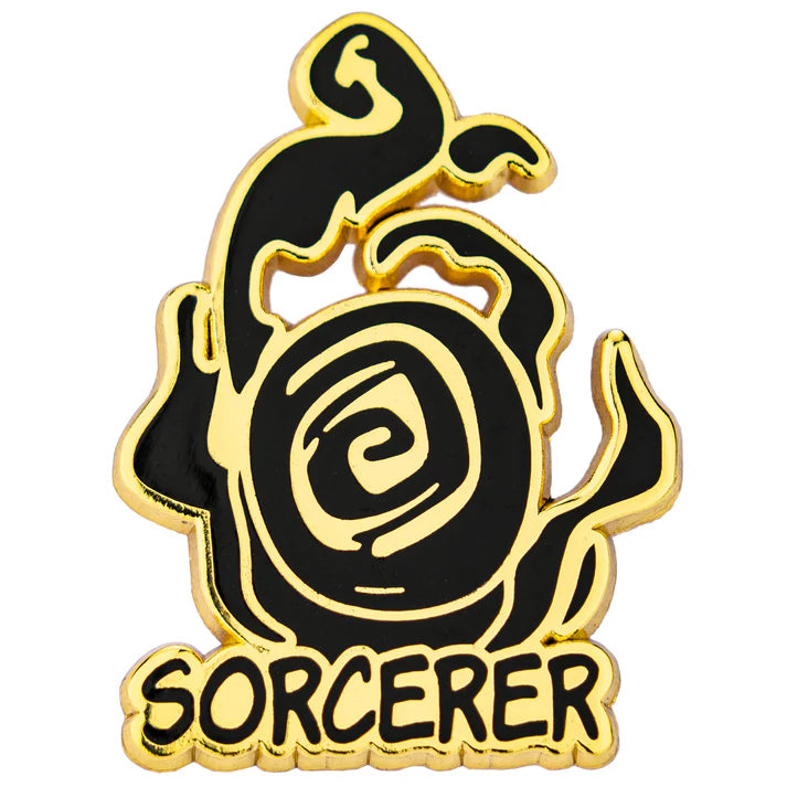 Enamel Fine Art Pin - Sorcerer | Game Grid - Logan