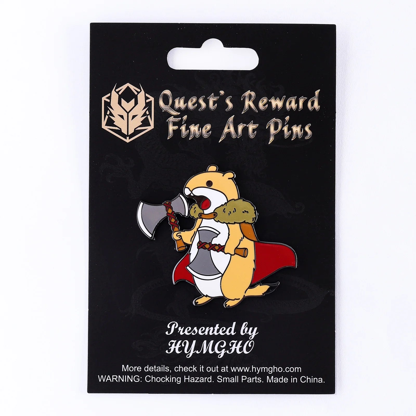 Enamel Pin: Prairie Dog Barbarian | Game Grid - Logan