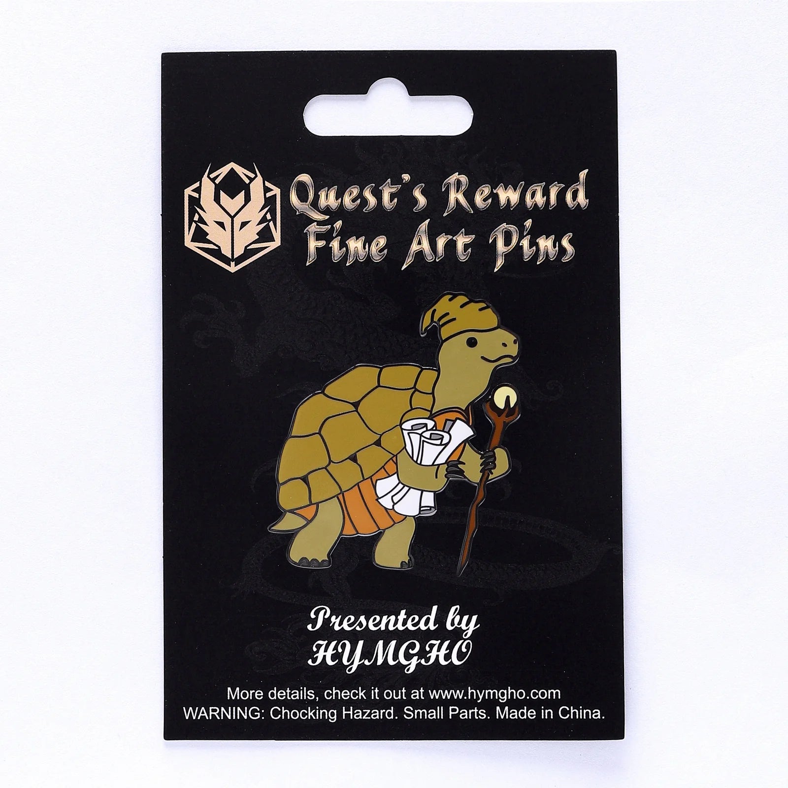 Enamel Pin: Turtle Cleric | Game Grid - Logan