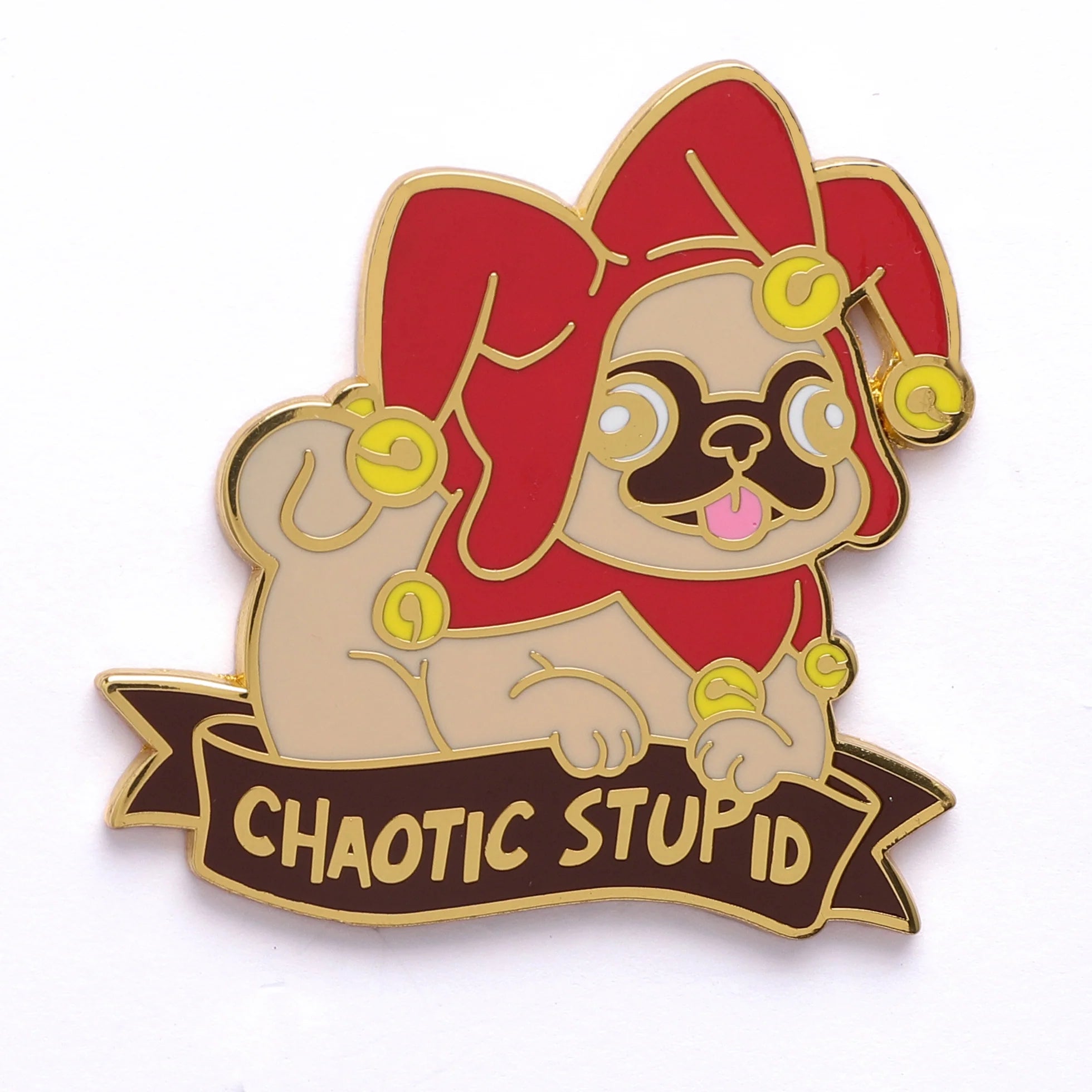 Enamel Pin: Chaotic Stupid | Game Grid - Logan