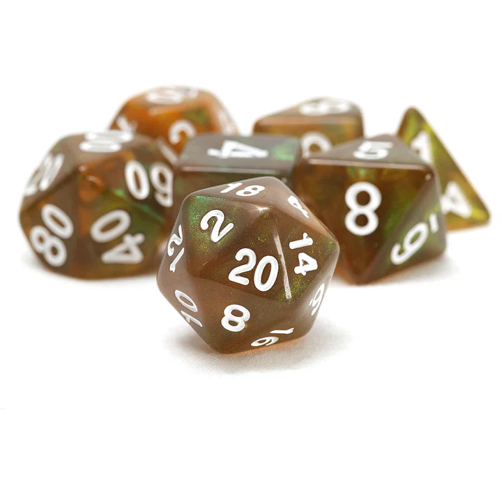 Sirius Dice: Treasure - Peridot RPG Dice Set | Game Grid - Logan