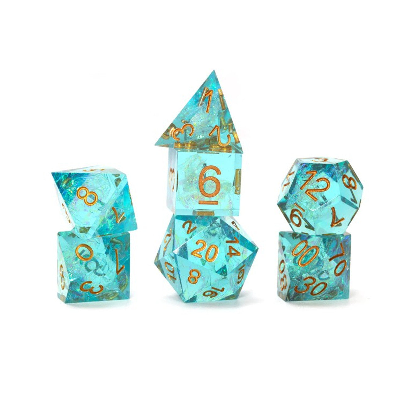 Sirius Dice RPG Set: Sharp Aqua Fairy | Game Grid - Logan