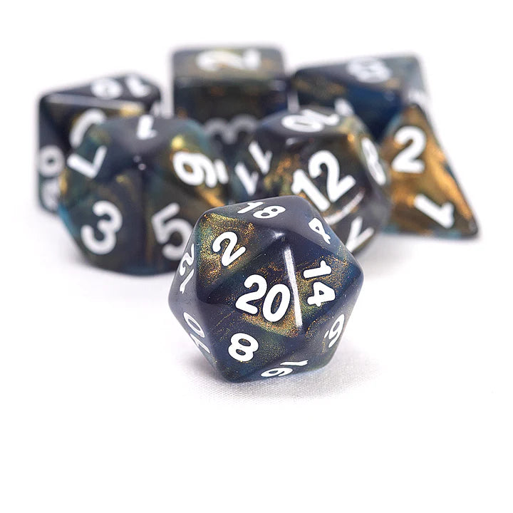 Sirius Dice: Treasure - Onyx RPG Dice Set | Game Grid - Logan