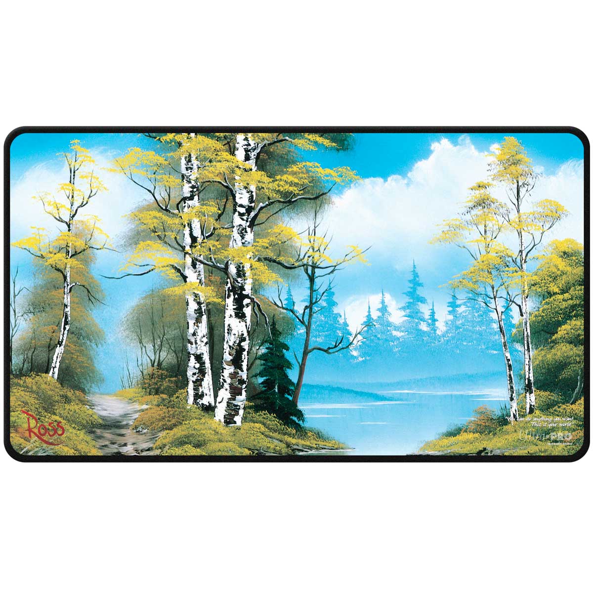 Bob Ross Playmat: Lakeside Path | Game Grid - Logan