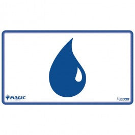 Mana 8 Island Stitched Playmat | Game Grid - Logan