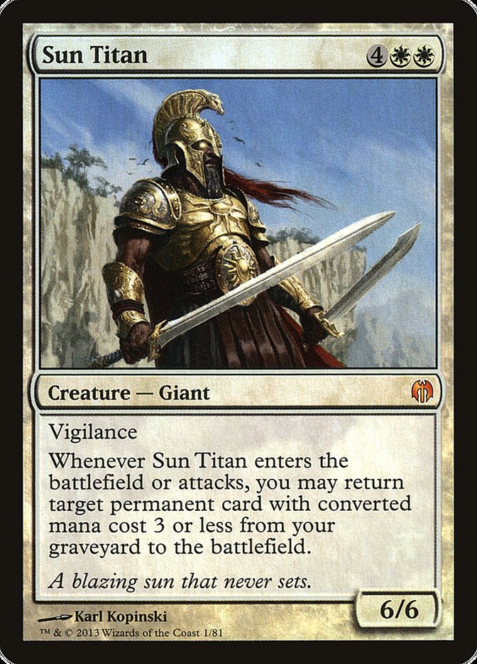 Sun Titan [Duel Decks: Heroes vs. Monsters] | Game Grid - Logan