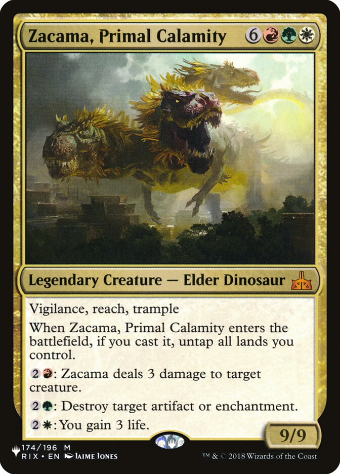 Zacama, Primal Calamity [The List] | Game Grid - Logan