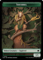 Squirrel // Starscape Cleric Double-Sided Token [Bloomburrow Tokens] | Game Grid - Logan