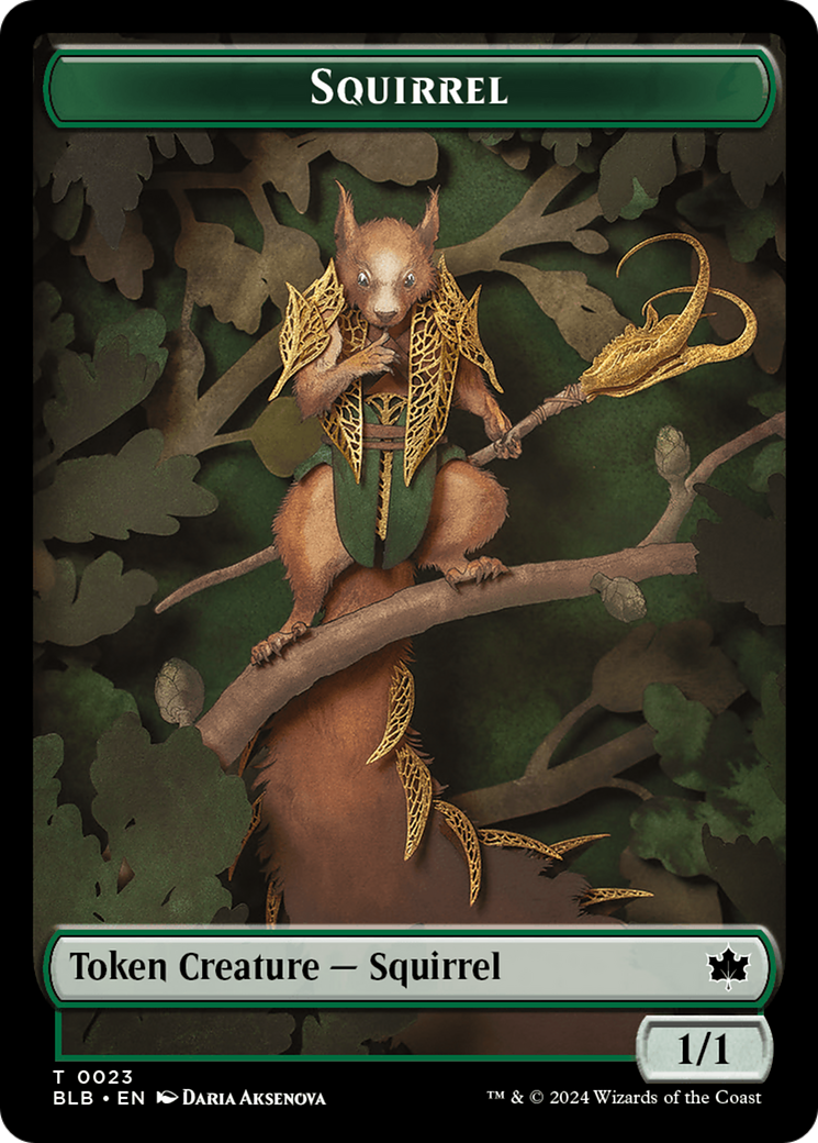 Squirrel Token [Bloomburrow Tokens] | Game Grid - Logan