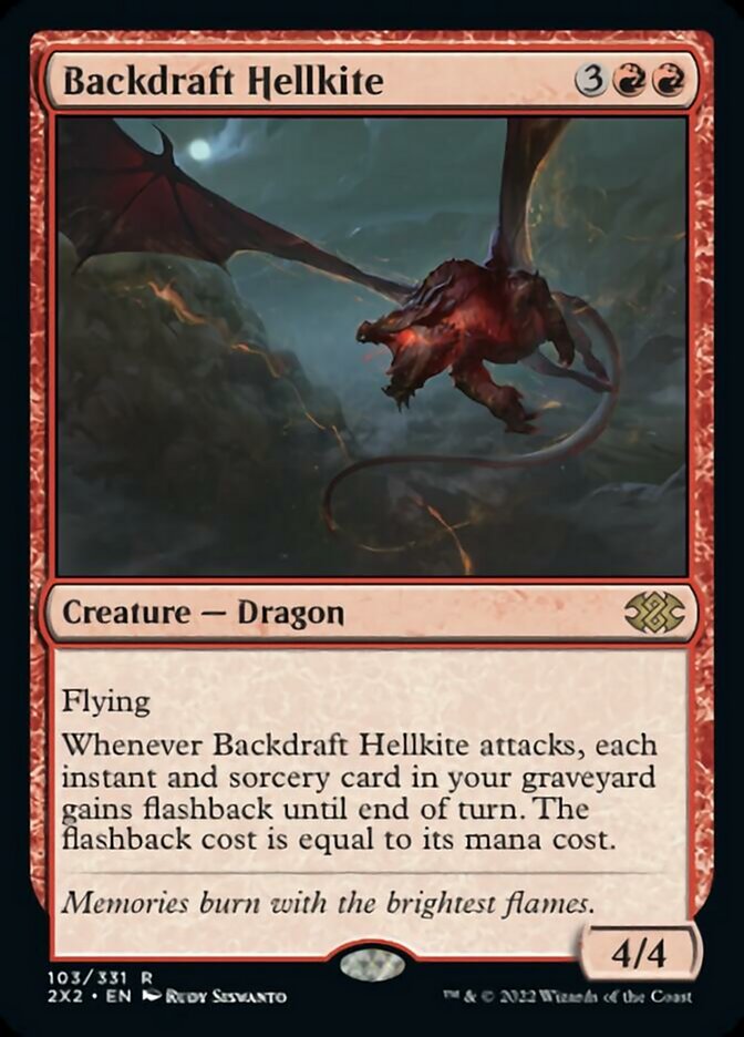 Backdraft Hellkite [Double Masters 2022] | Game Grid - Logan