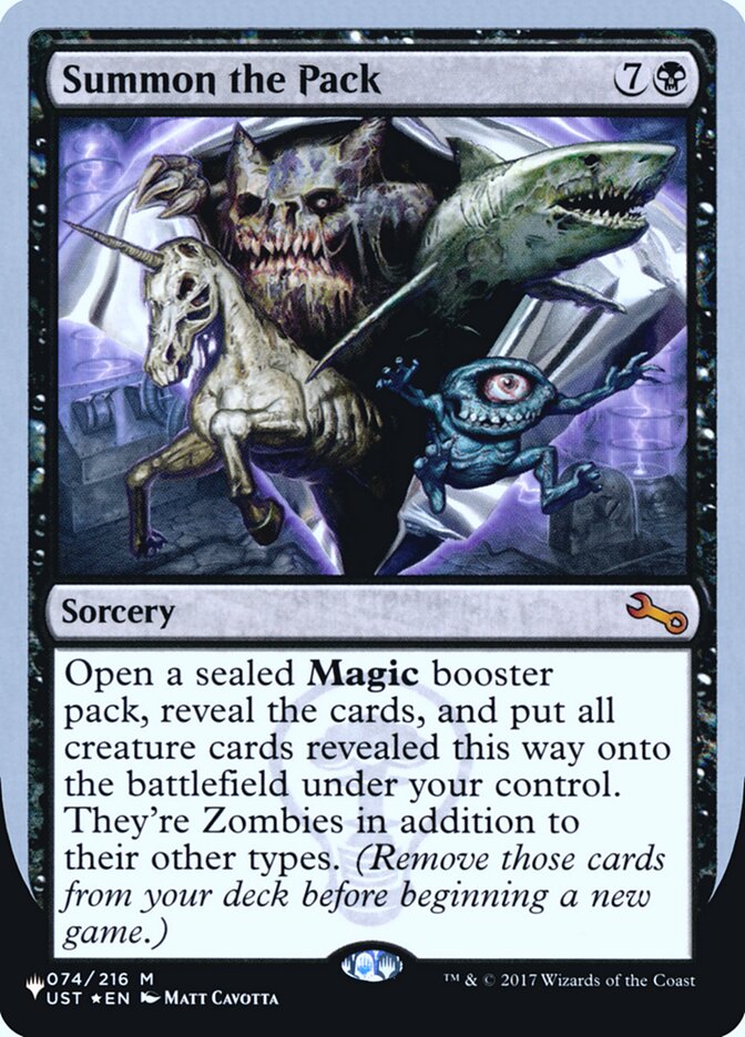 Summon the Pack (Unfinity Foil Edition) [The List] | Game Grid - Logan