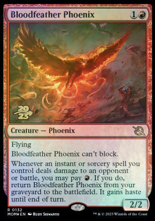 Bloodfeather Phoenix [March of the Machine Prerelease Promos] | Game Grid - Logan