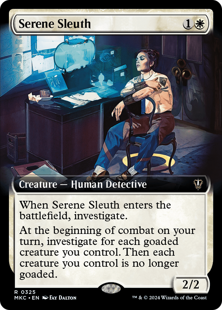 Serene Sleuth (Extended Art) [Murders at Karlov Manor Commander] | Game Grid - Logan