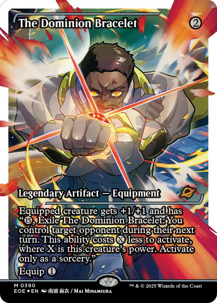 The Dominion Bracelet (Showcase) (Fracture Foil) [Edge of Eternities] | Game Grid - Logan