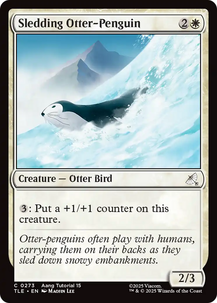 Sledding Otter-Penguin (0273) [Avatar: The Last Airbender: Eternal-Legal] | Game Grid - Logan
