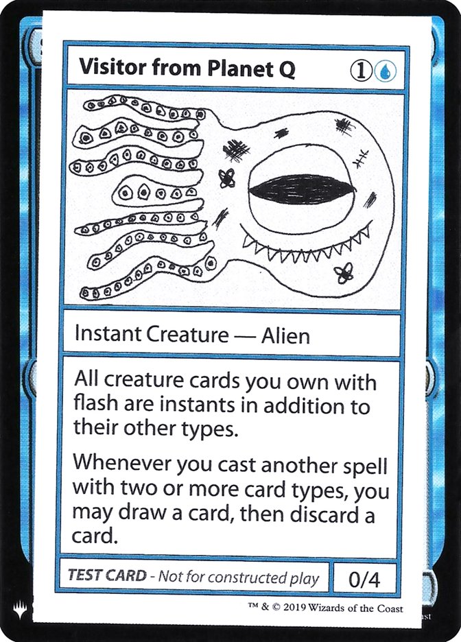 Visitor from Planet Q [Mystery Booster Playtest Cards] | Game Grid - Logan