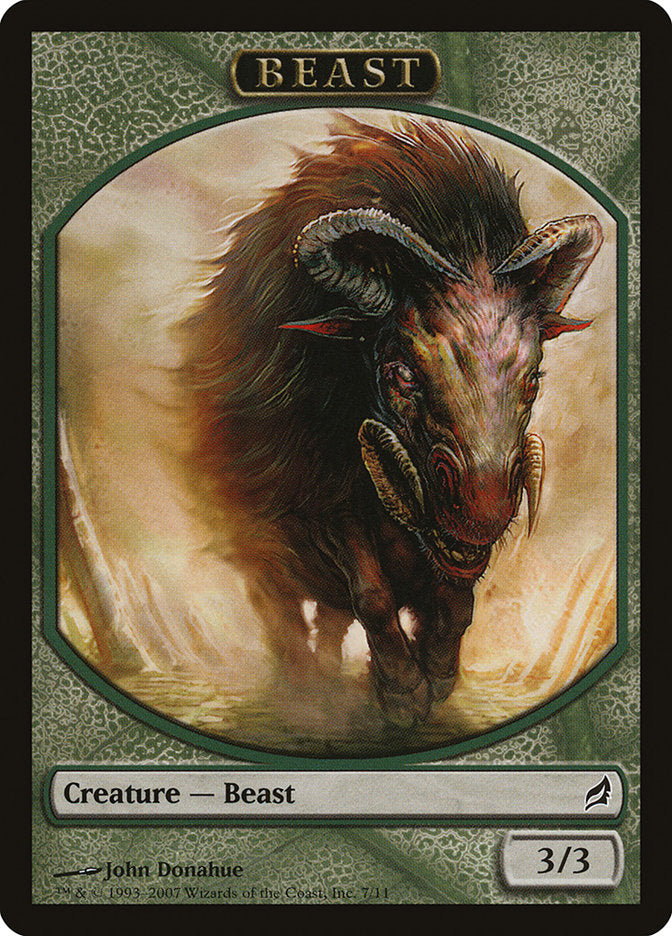Beast Token [Lorwyn Tokens] | Game Grid - Logan