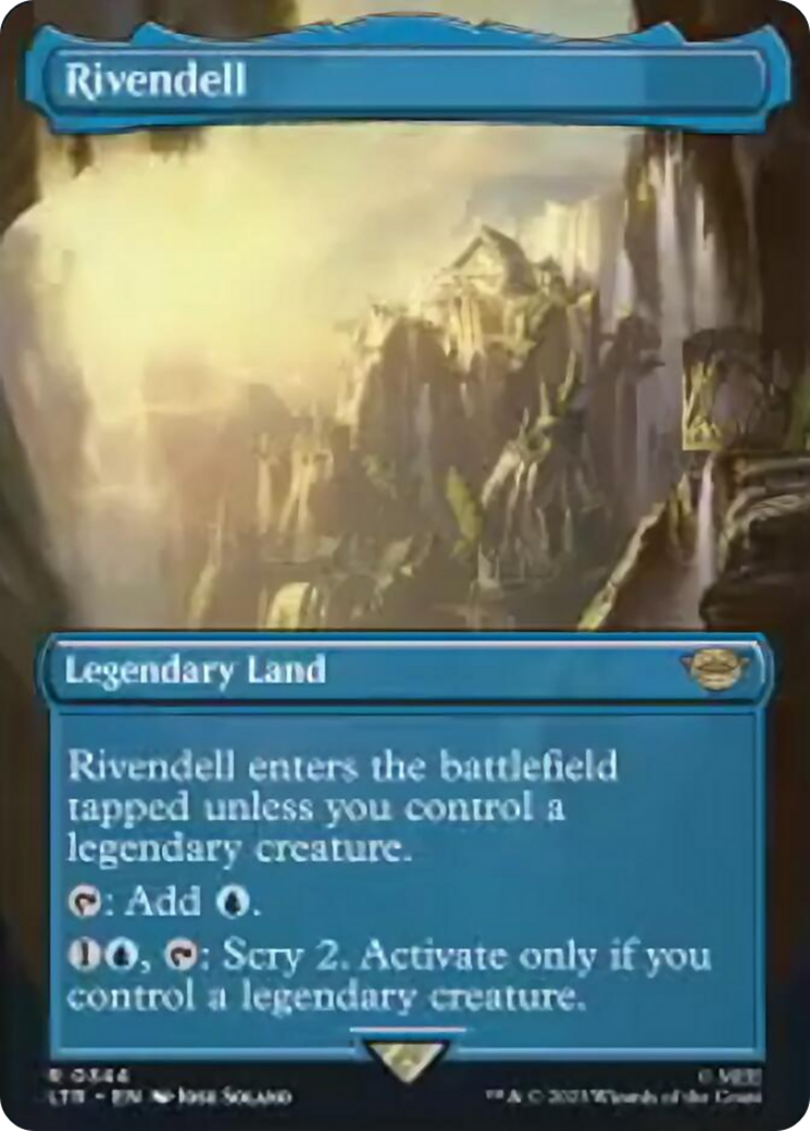 Rivendell (Borderless Alternate Art) [The Lord of the Rings: Tales of Middle-Earth] | Game Grid - Logan