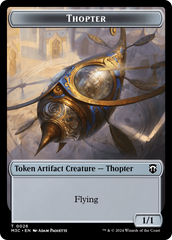 Aetherborn // Thopter Double-Sided Token [Modern Horizons 3 Commander Tokens] | Game Grid - Logan