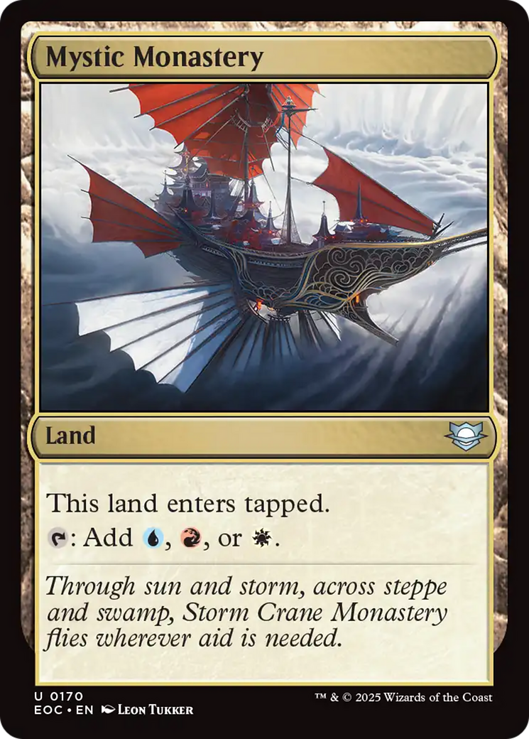 Mystic Monastery [Edge of Eternities Commander] | Game Grid - Logan