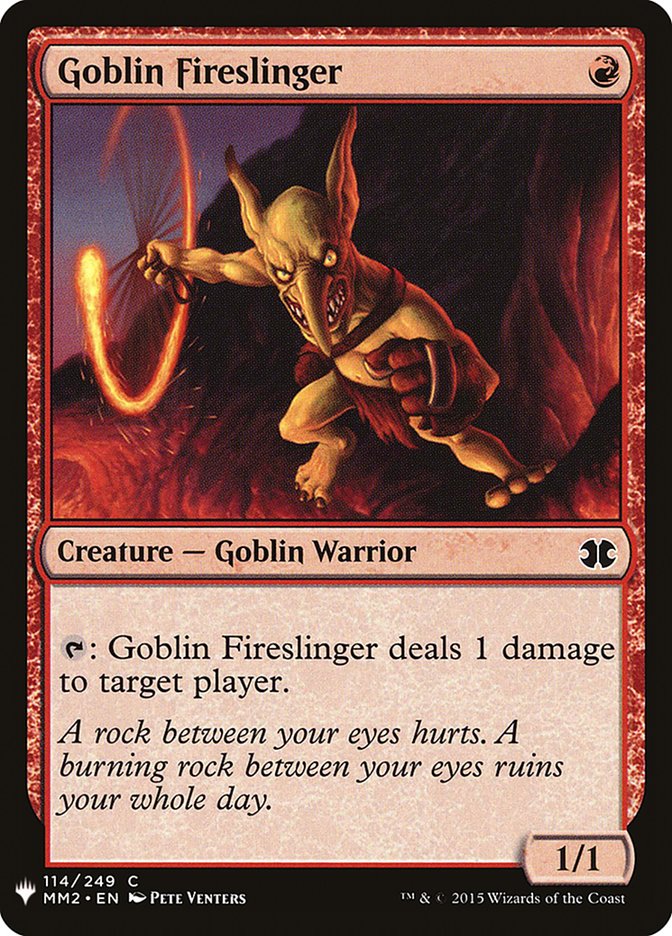 Goblin Fireslinger [Mystery Booster] | Game Grid - Logan