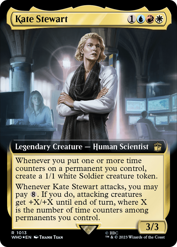 Kate Stewart (Extended Art) (Surge Foil) [Doctor Who] | Game Grid - Logan