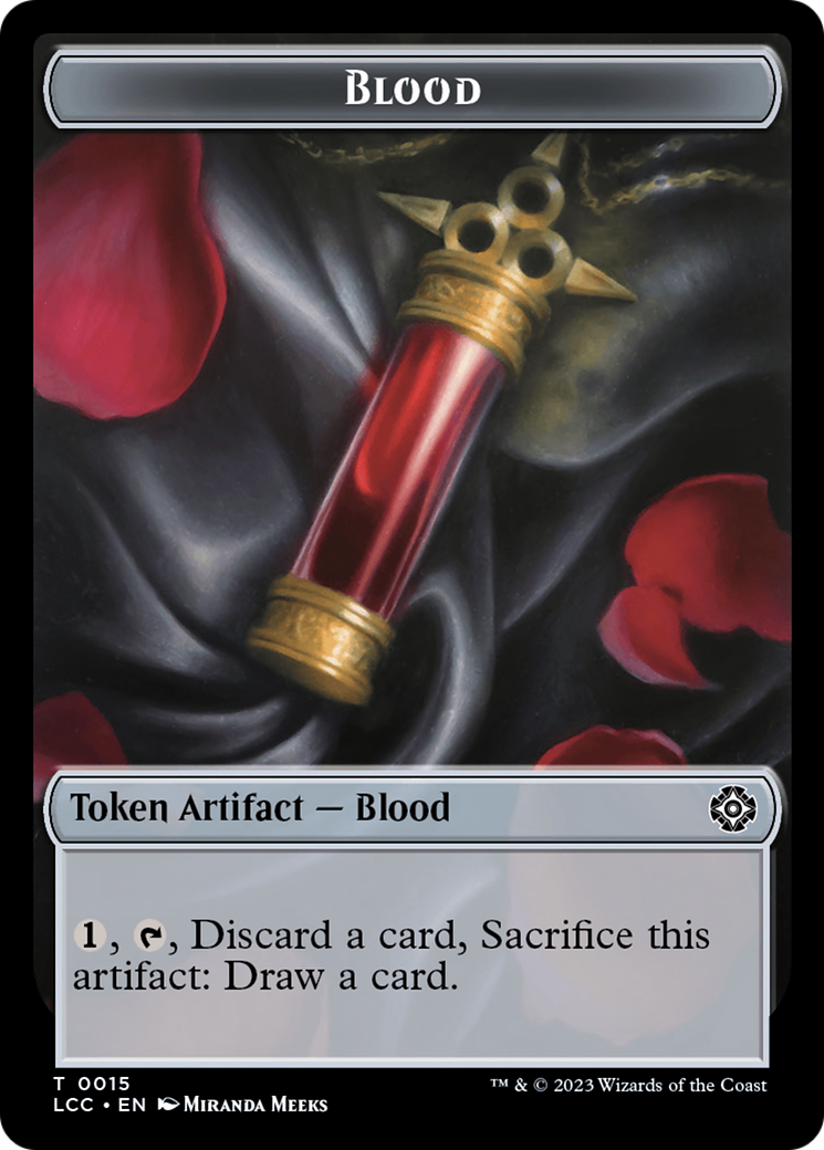 Blood // Vampire (0004) Double-Sided Token [The Lost Caverns of Ixalan Commander Tokens] | Game Grid - Logan