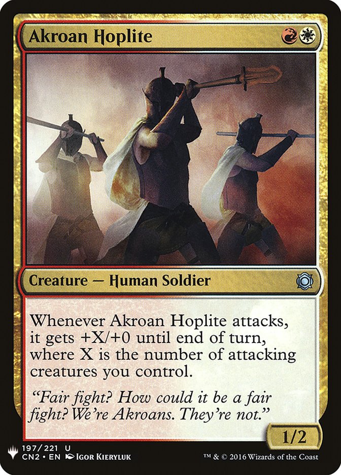 Akroan Hoplite [Mystery Booster] | Game Grid - Logan