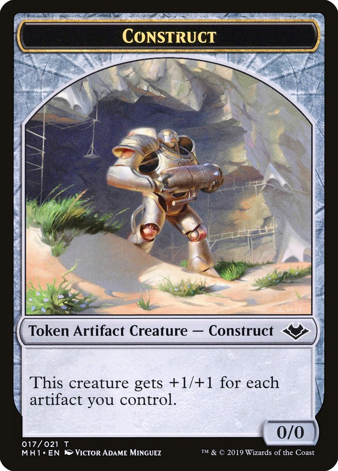 Elemental (008) // Construct (017) Double-Sided Token [Modern Horizons Tokens] | Game Grid - Logan