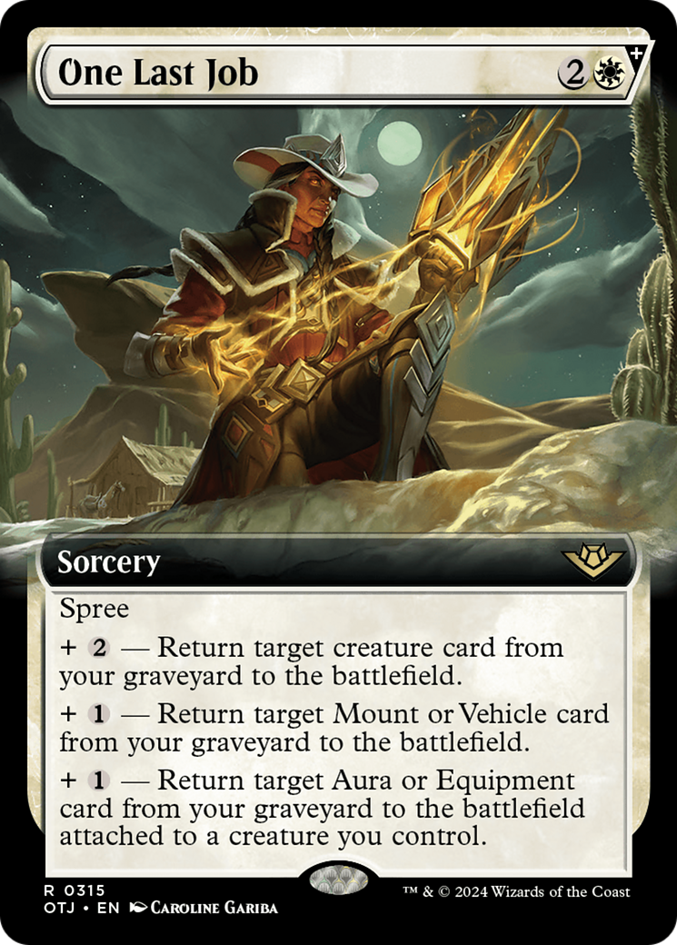 One Last Job (Extended Art) [Outlaws of Thunder Junction] | Game Grid - Logan