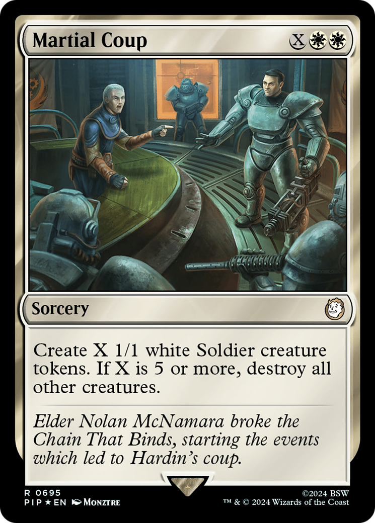 Martial Coup (Surge Foil) [Fallout] | Game Grid - Logan