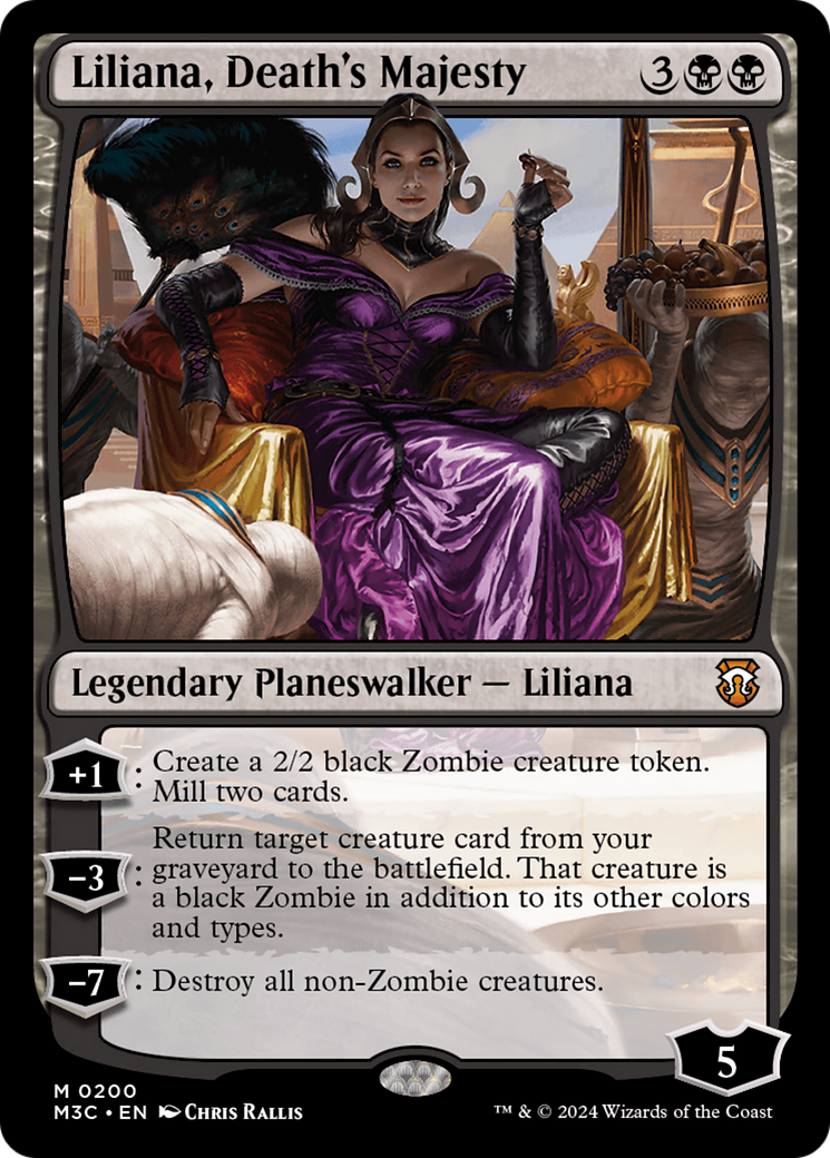 Liliana, Death's Majesty (Ripple Foil) [Modern Horizons 3 Commander] | Game Grid - Logan