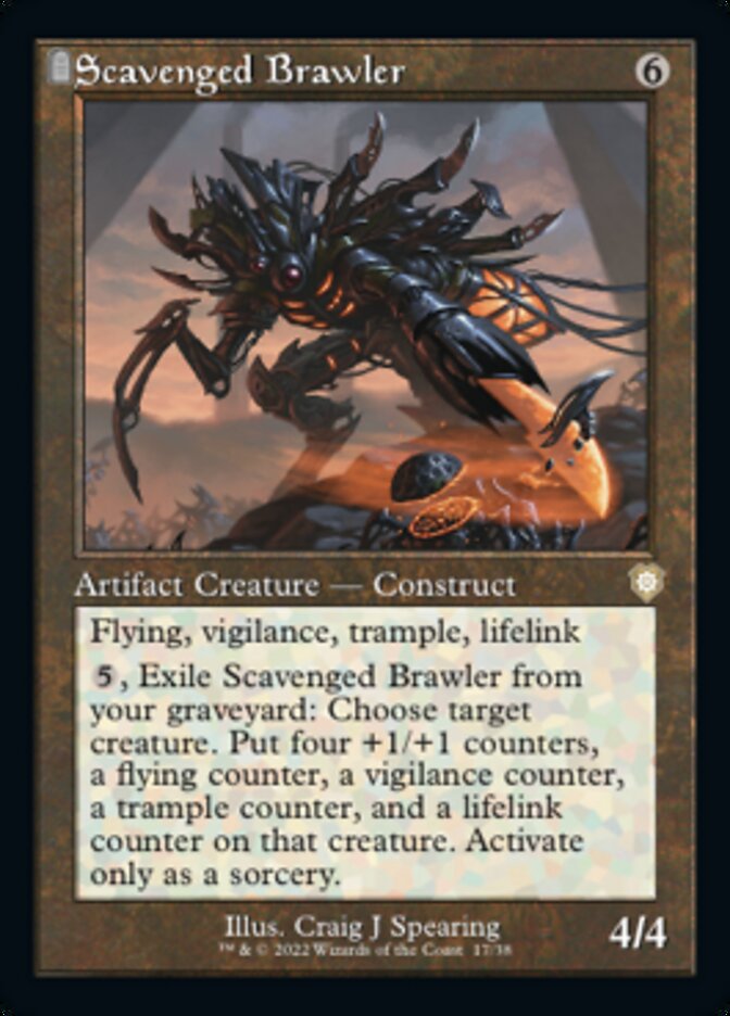 Scavenged Brawler (Retro) [The Brothers' War Commander] | Game Grid - Logan