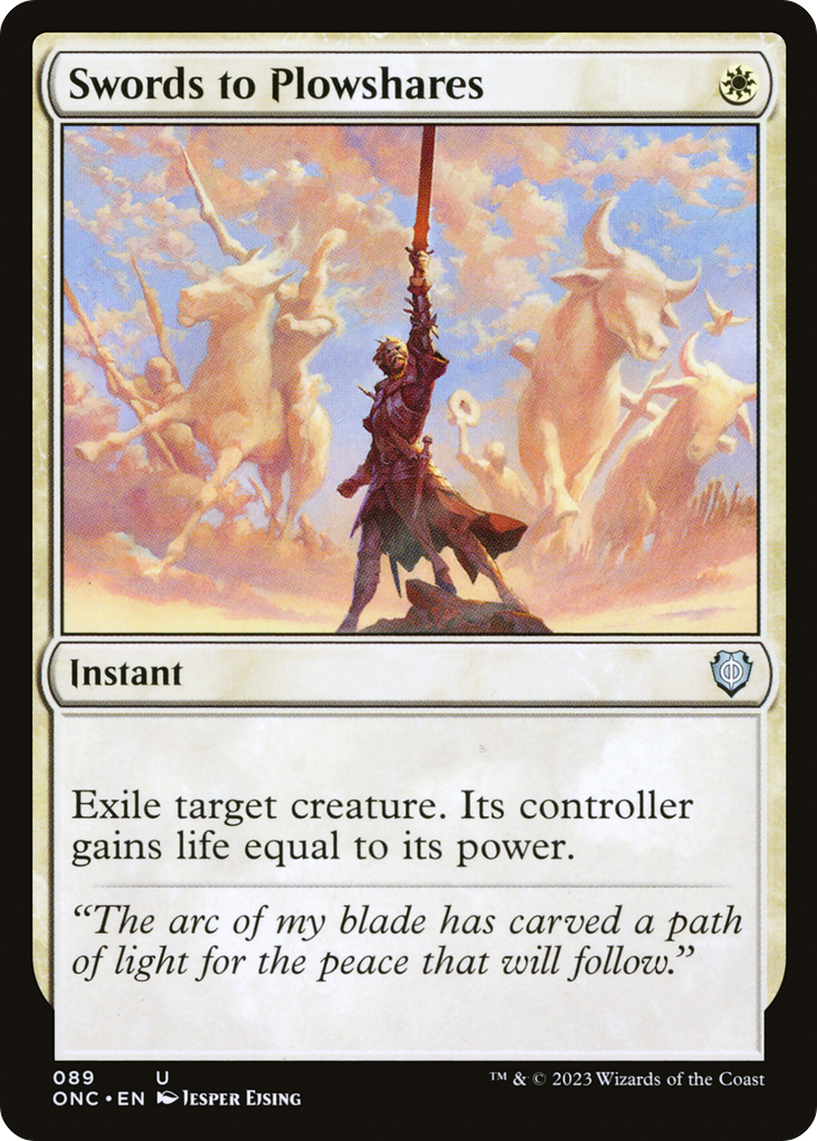 Swords to Plowshares [Phyrexia: All Will Be One Commander] | Game Grid - Logan