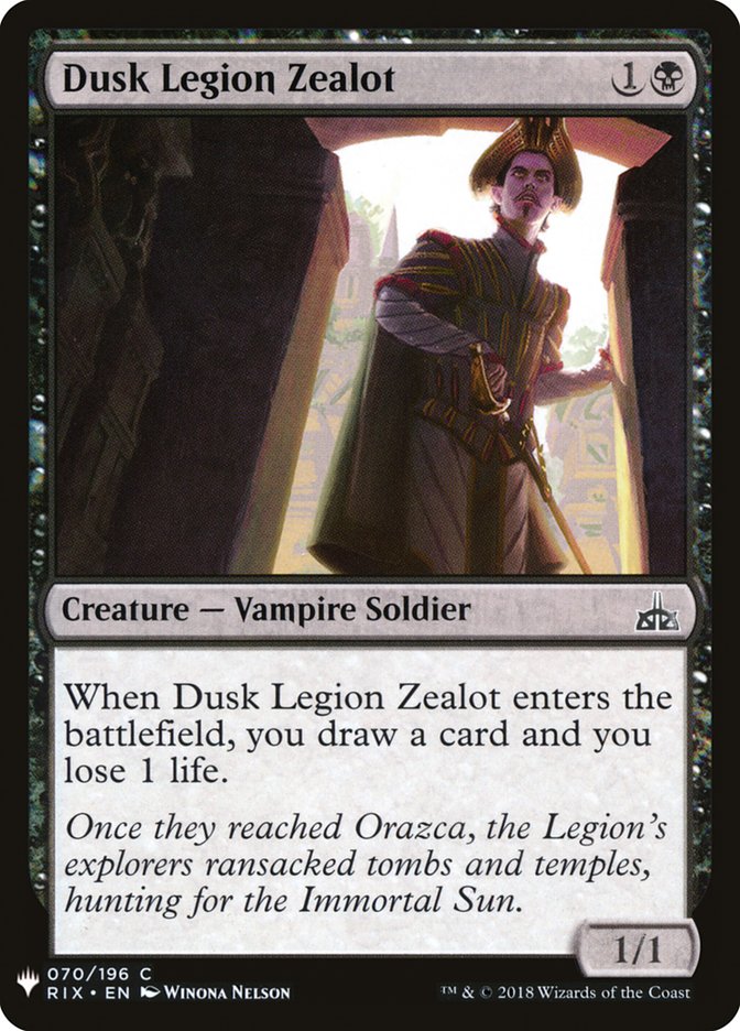 Dusk Legion Zealot [Mystery Booster] | Game Grid - Logan