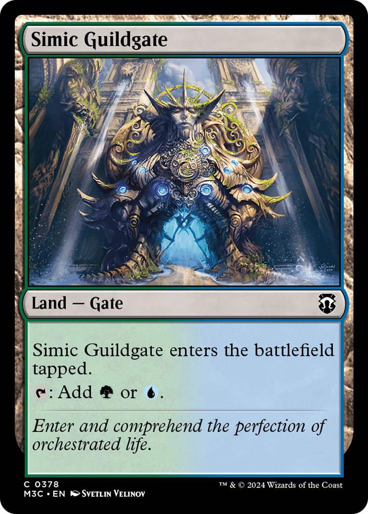Simic Guildgate (Ripple Foil) [Modern Horizons 3 Commander] | Game Grid - Logan