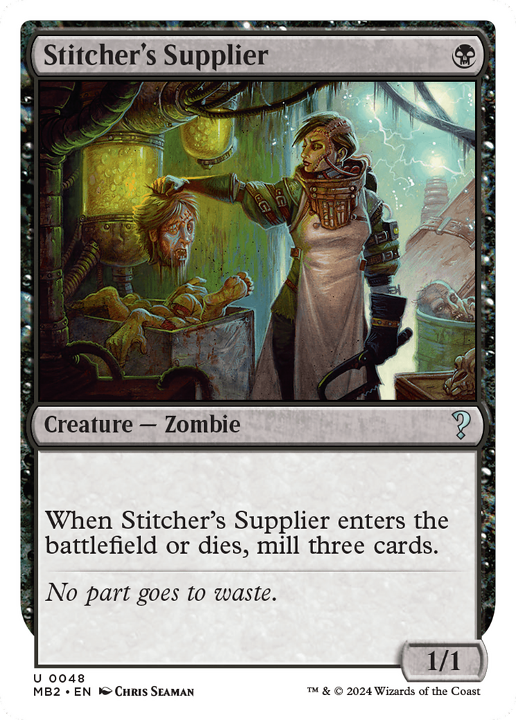 Stitcher's Supplier (White Border) [Mystery Booster 2] | Game Grid - Logan
