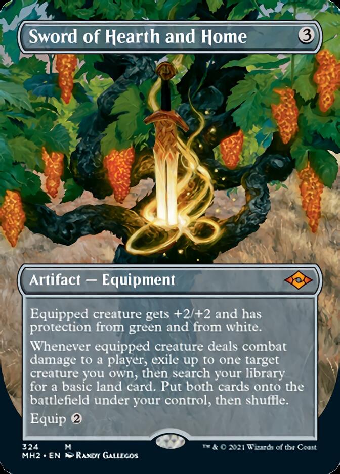 Sword of Hearth and Home (Borderless Alternate Art) [Modern Horizons 2] | Game Grid - Logan