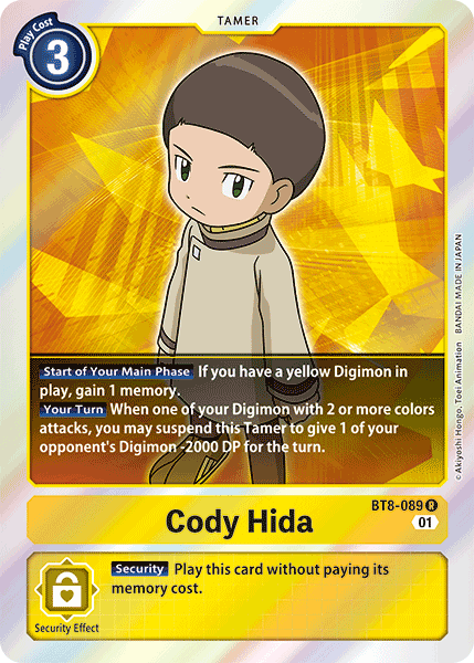 Cody Hida [BT8-089] [New Awakening] | Game Grid - Logan