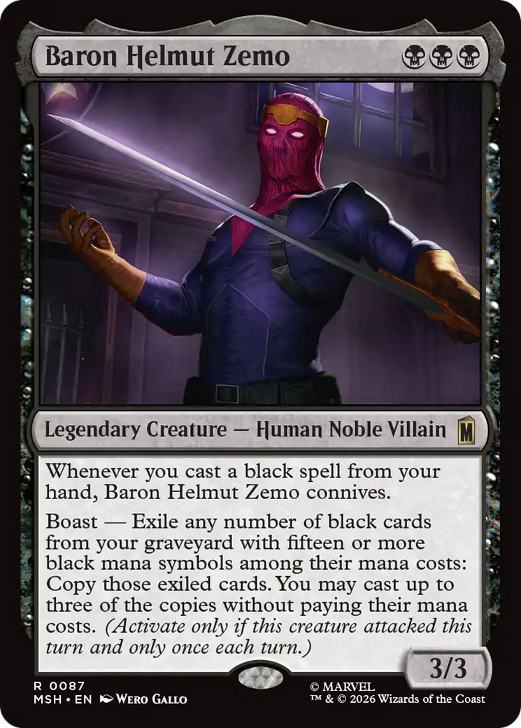 Baron Helmut Zemo [Marvel Super Heroes] | Game Grid - Logan