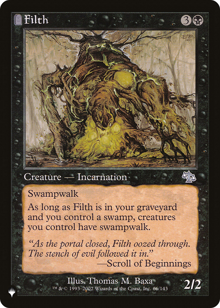 Filth [The List Reprints] | Game Grid - Logan