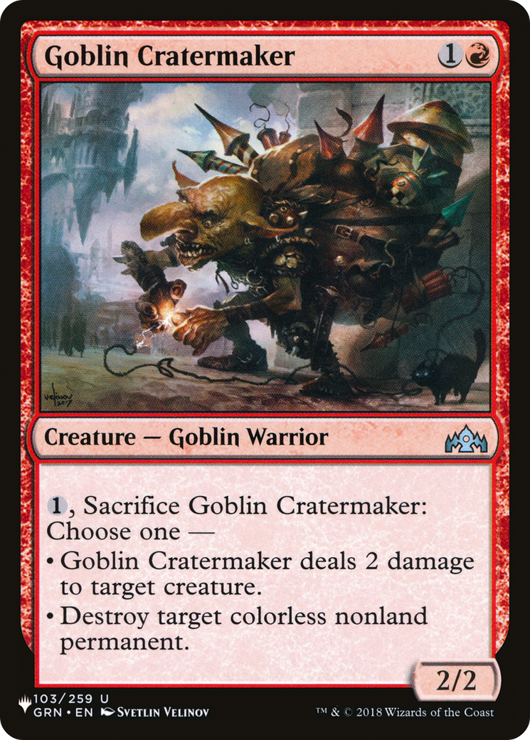 Goblin Cratermaker [The List] | Game Grid - Logan