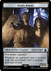 Alien Angel // Alien Warrior Double-Sided Token [Doctor Who Tokens] | Game Grid - Logan