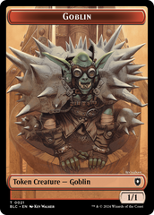 Illusion // Goblin Double-Sided Token [Bloomburrow Commander Tokens] | Game Grid - Logan