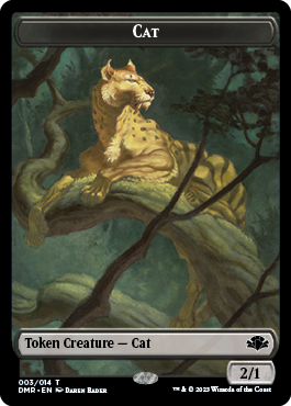 Cat Token (003) [Dominaria Remastered Tokens] | Game Grid - Logan