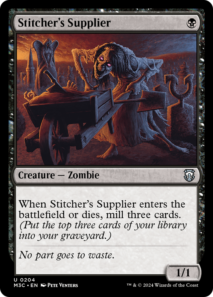 Stitcher's Supplier (Ripple Foil) [Modern Horizons 3 Commander] | Game Grid - Logan